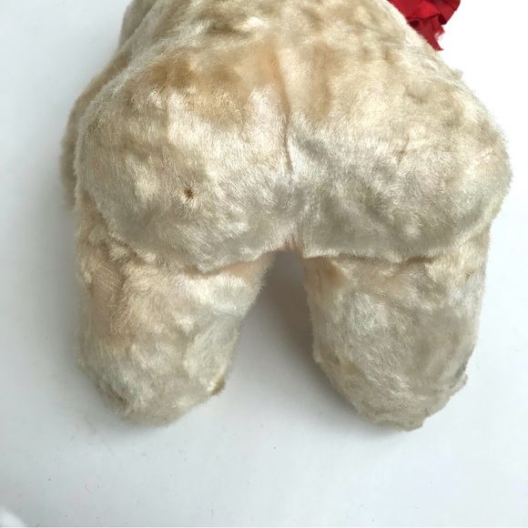 Vintage White Elephant Plush Stuffed Animal - Picture 9 of 11